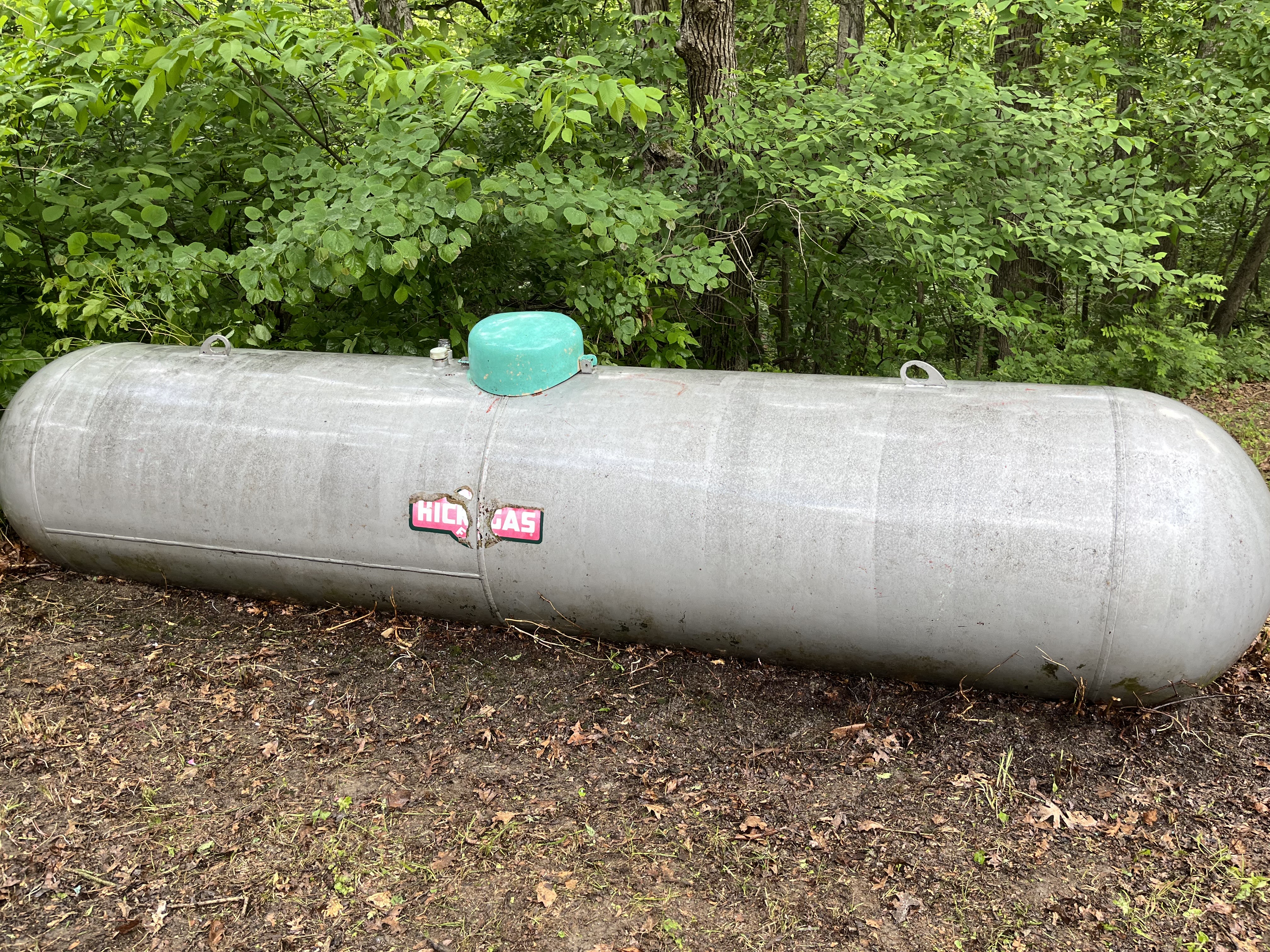 Propane Tank after cleaning